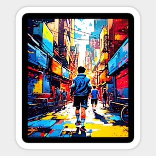 Soccer Street Graffiti, Sports Football Graphic Design Sticker